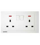 13A TWIN 2G SWT SOCKET OUTLET [SIEMENS DELTA RELFA]